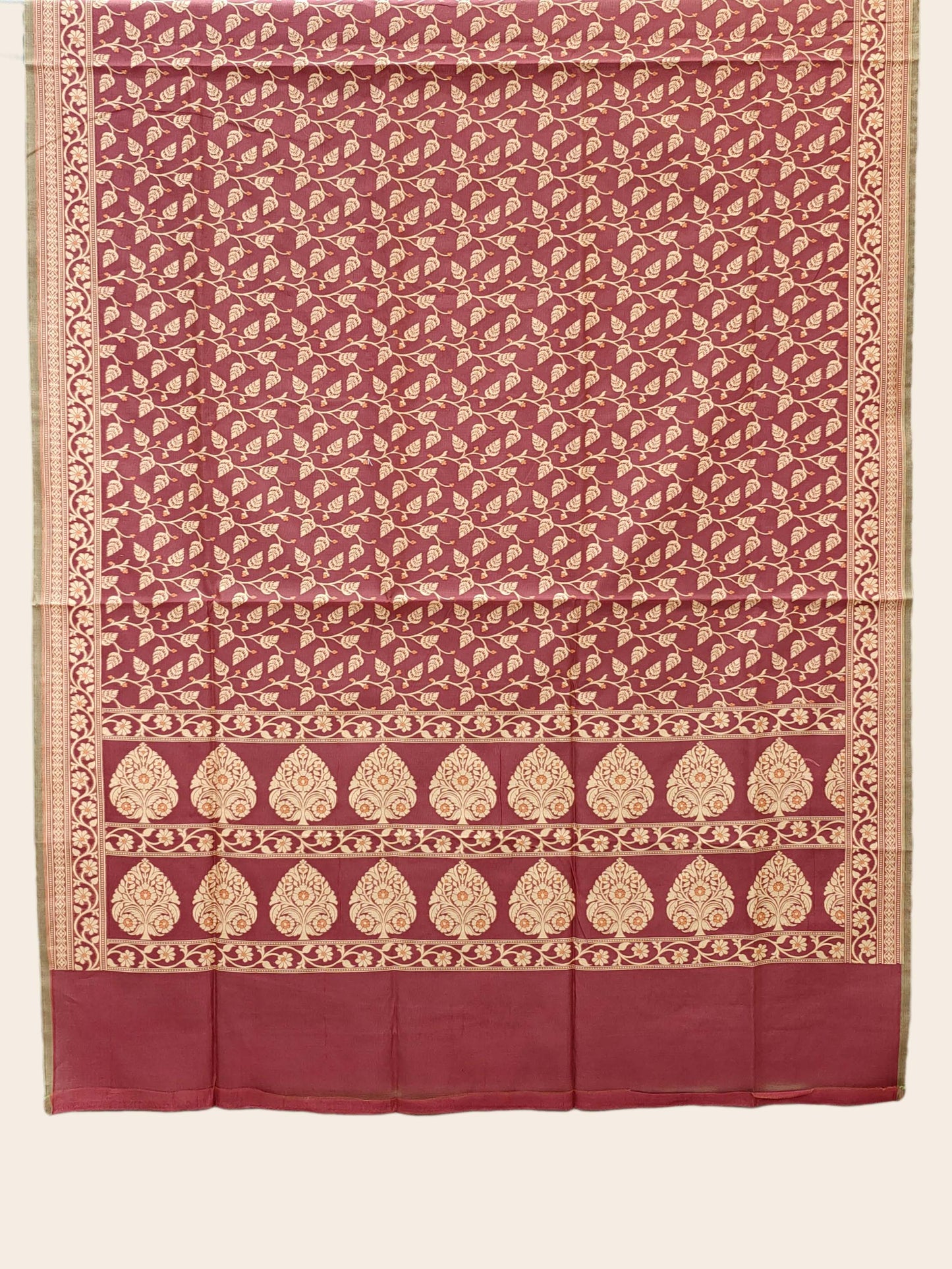 Kora Cotton Banarasi Saree