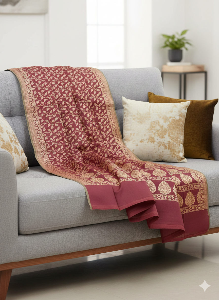 Kora Cotton Banarasi Saree