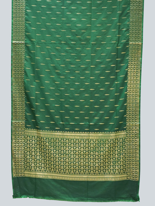 Blend Silk Saree with Intricate Border, Pallu Work & All-Over Booties