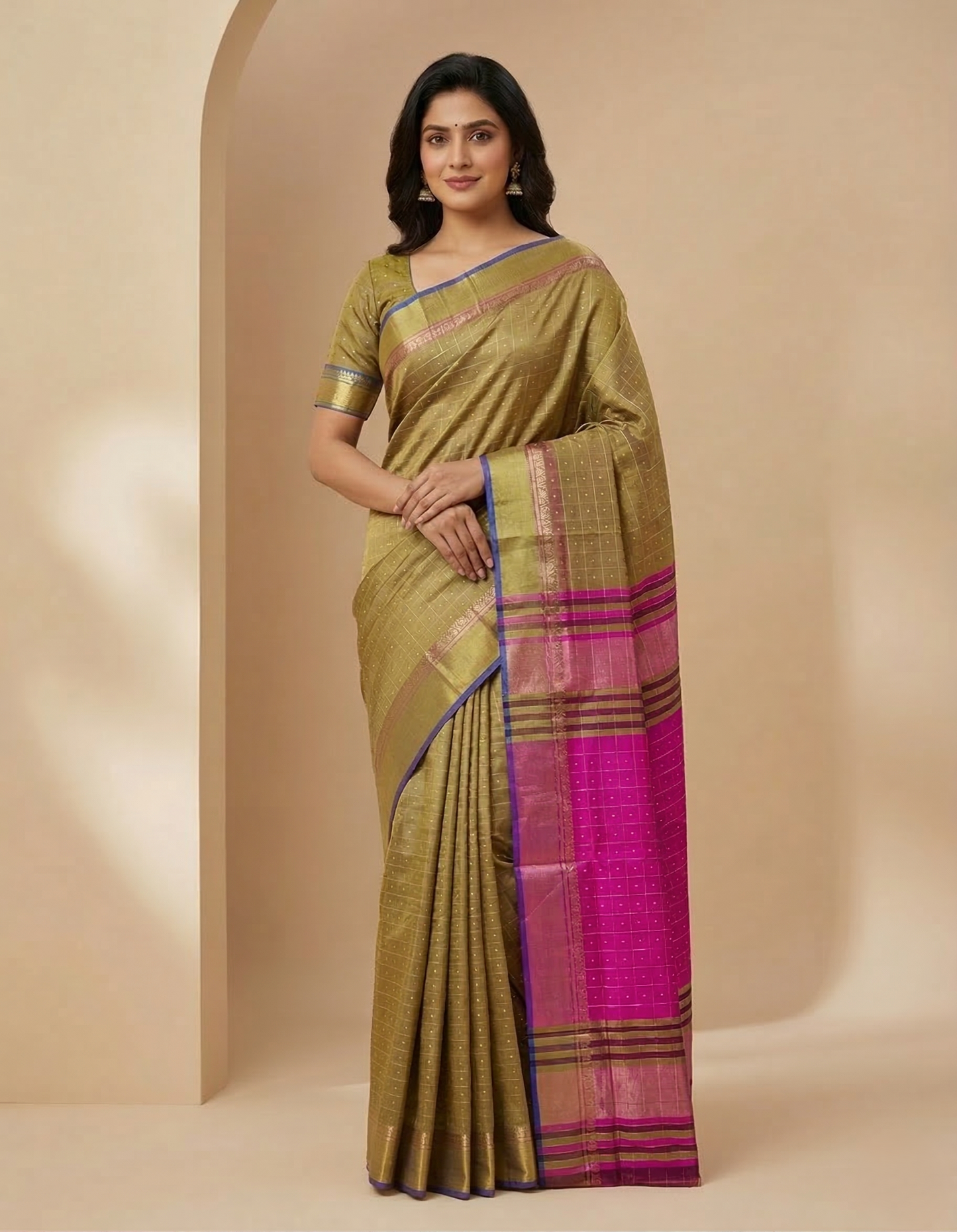 Bishnupuri Kataan Silk