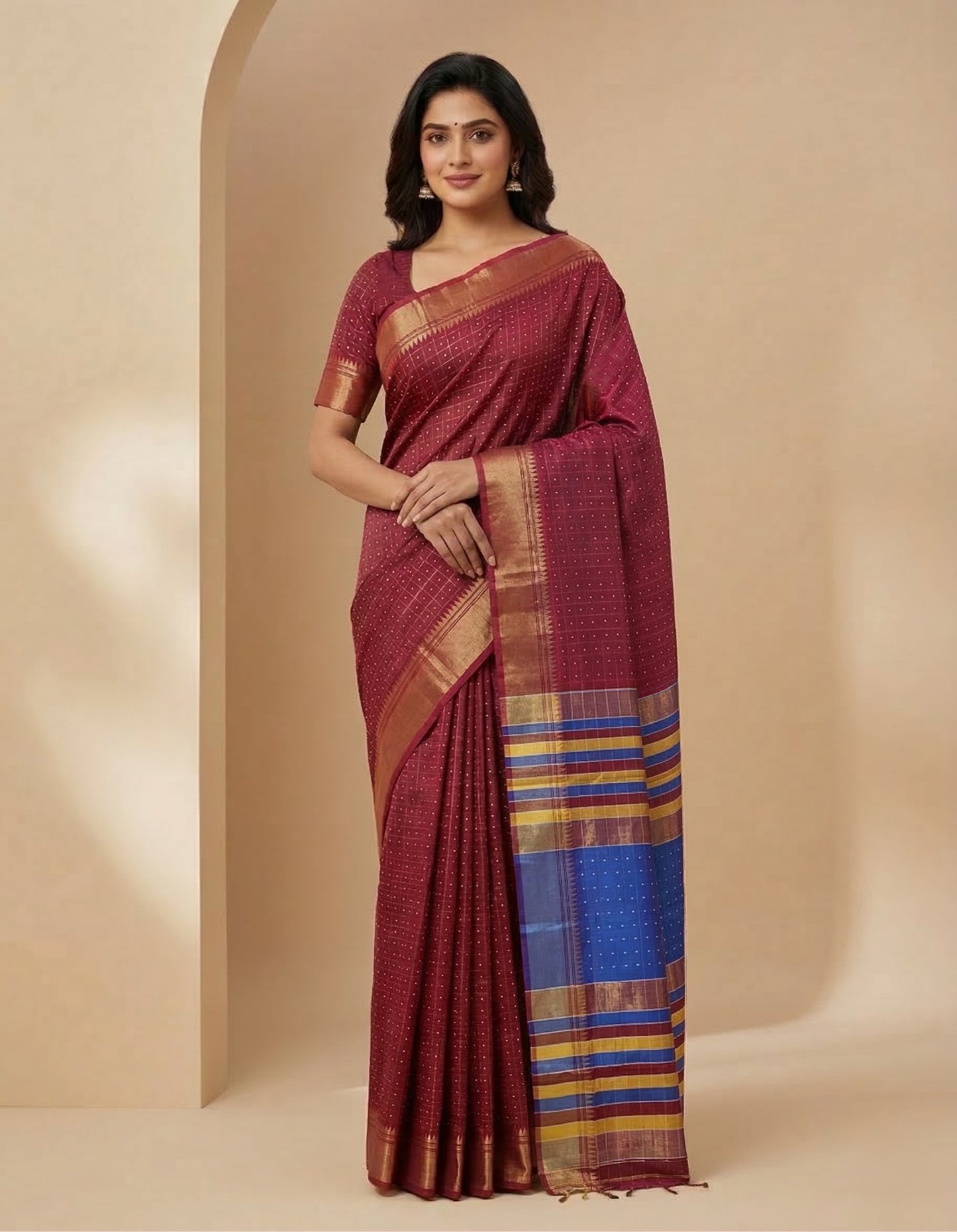 Bishnupuri Kataan Silk