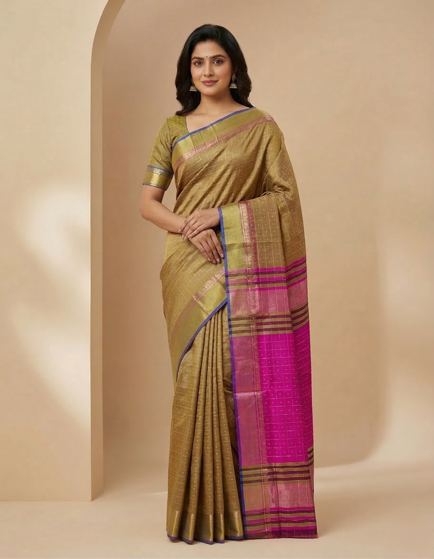 Bishnupuri Kataan Silk