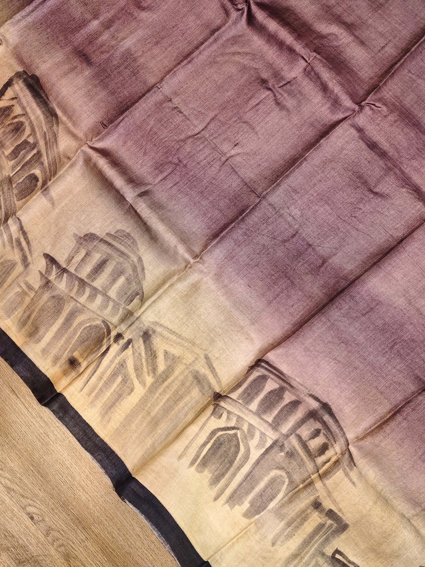Jamini Roy Inspired Bishnupuri Silk Saree