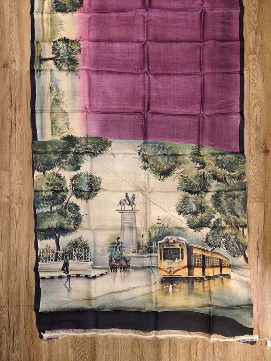 Jamini Roy Inspired Bishnupuri Silk Saree