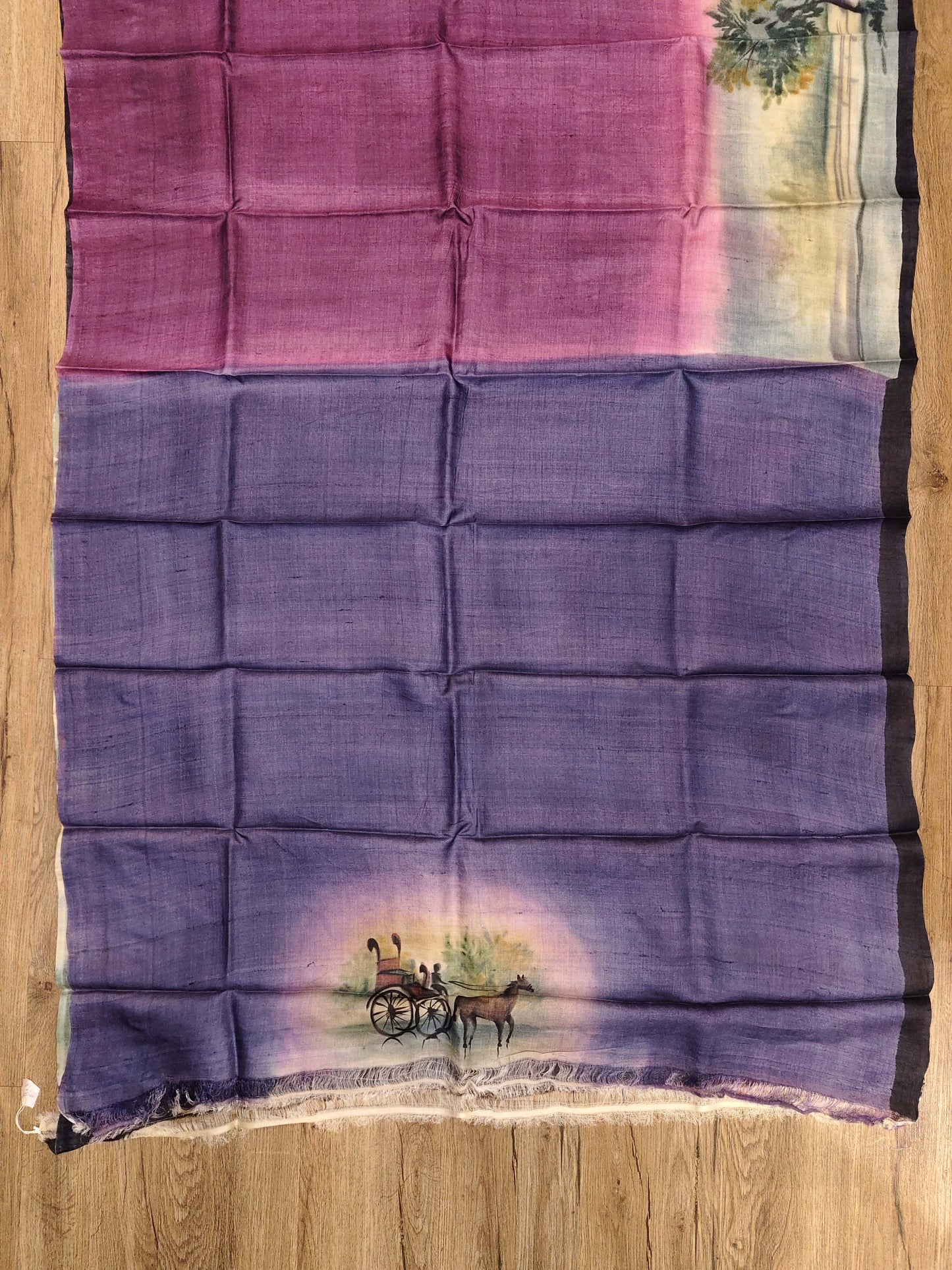 Jamini Roy Inspired Bishnupuri Silk Saree