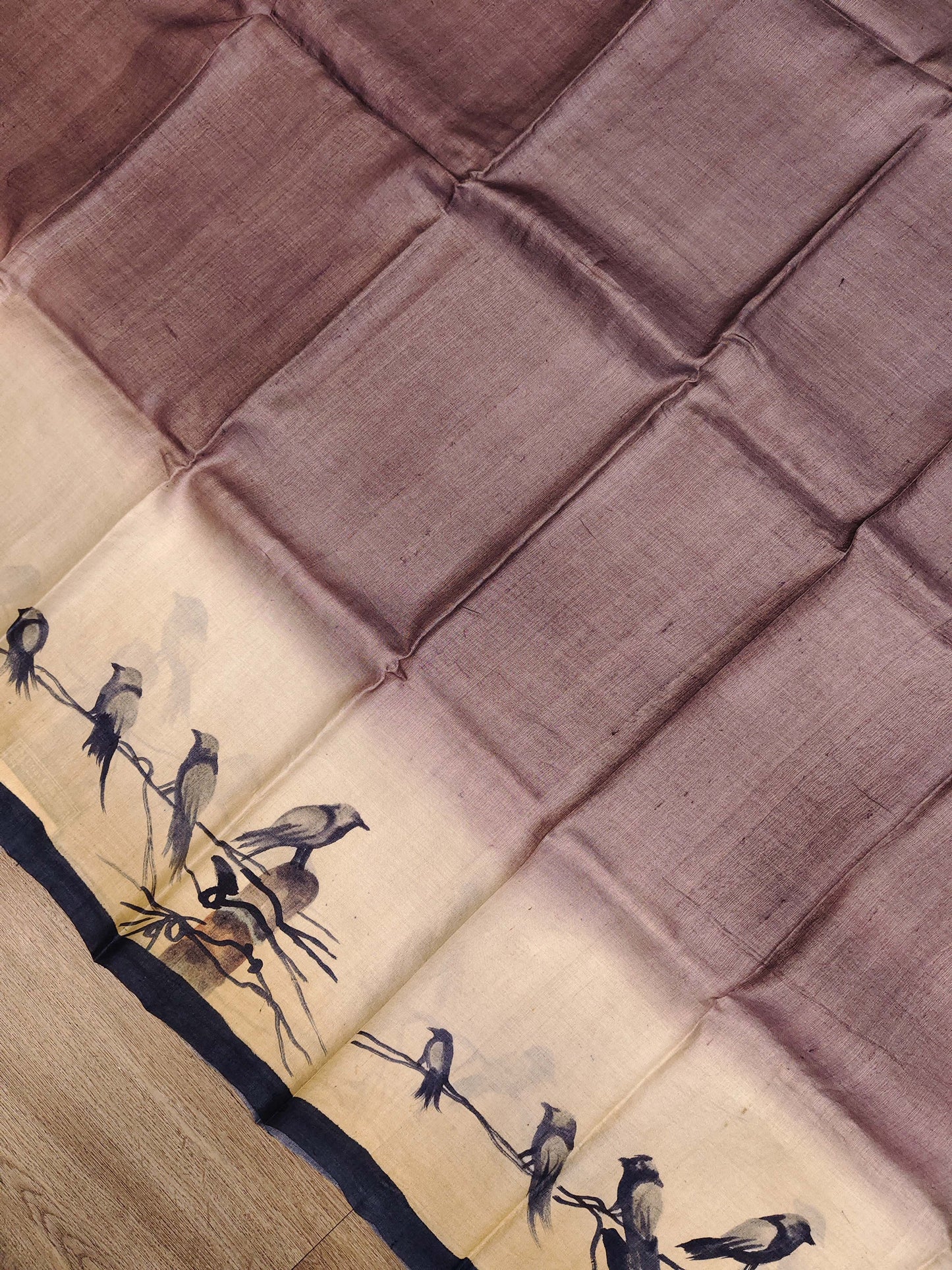 Jamini Roy Inspired Bishnupuri Silk Saree