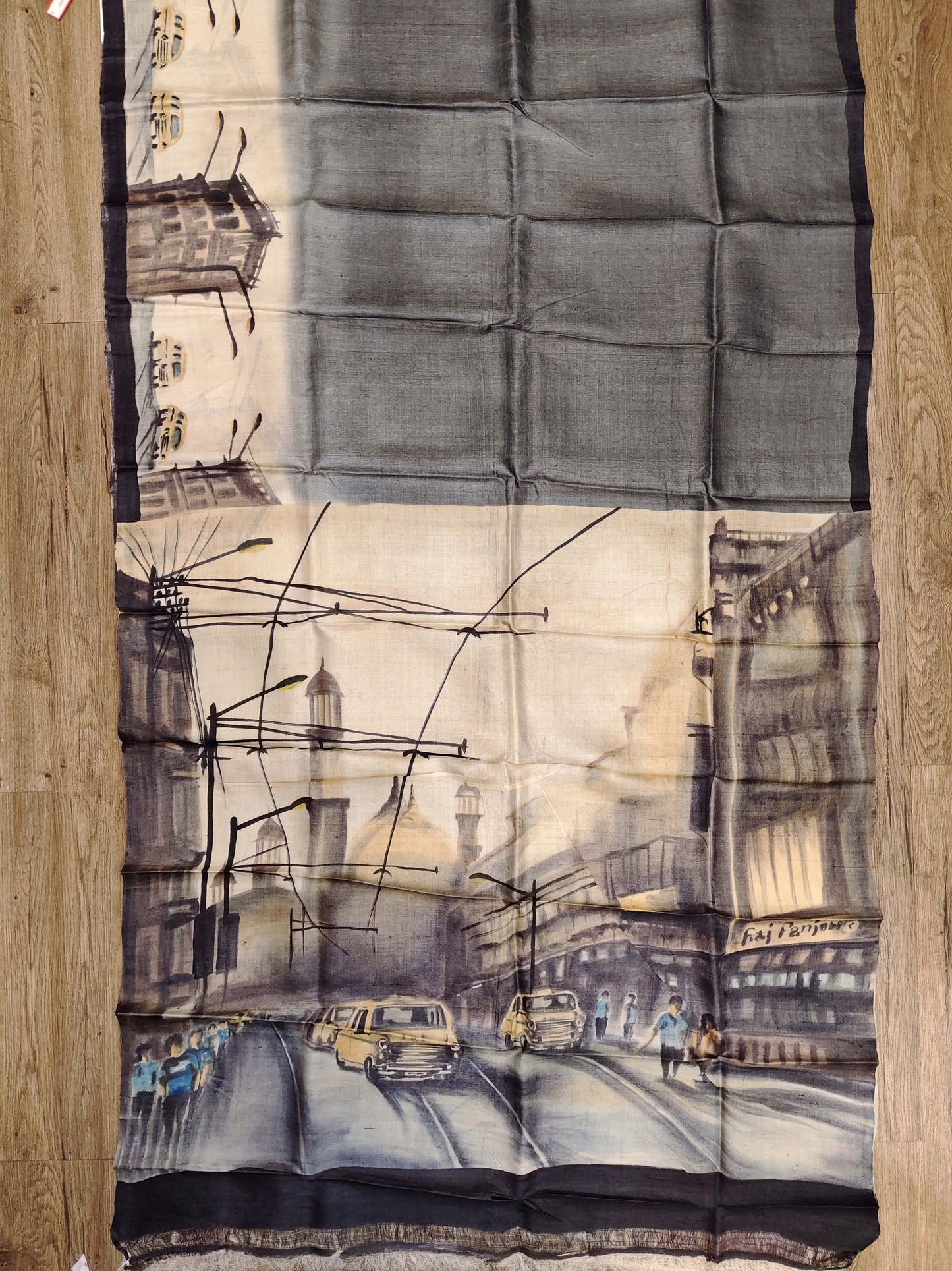 Jamini Roy Inspired Bishnupuri Silk Saree