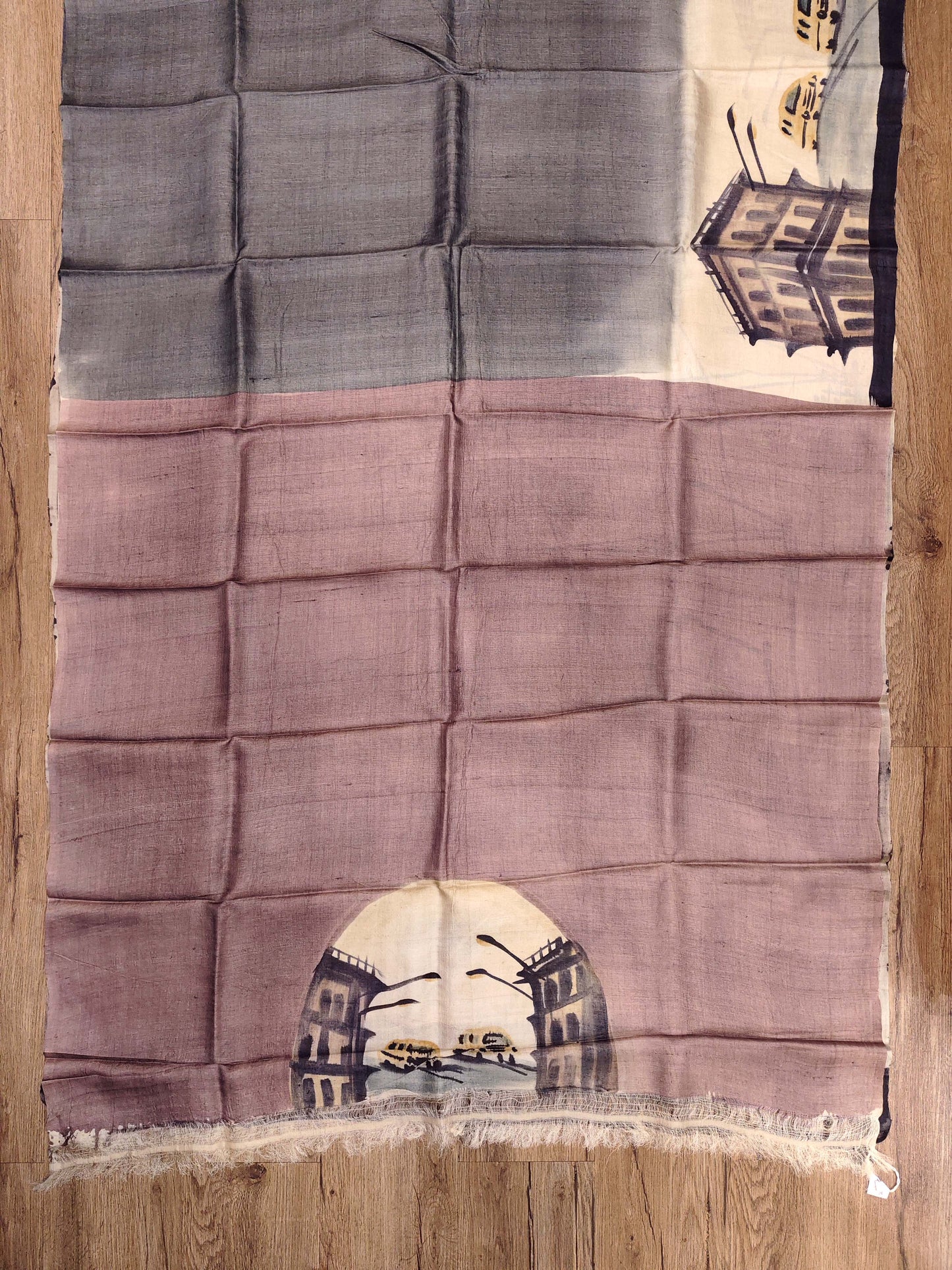 Jamini Roy Inspired Bishnupuri Silk Saree