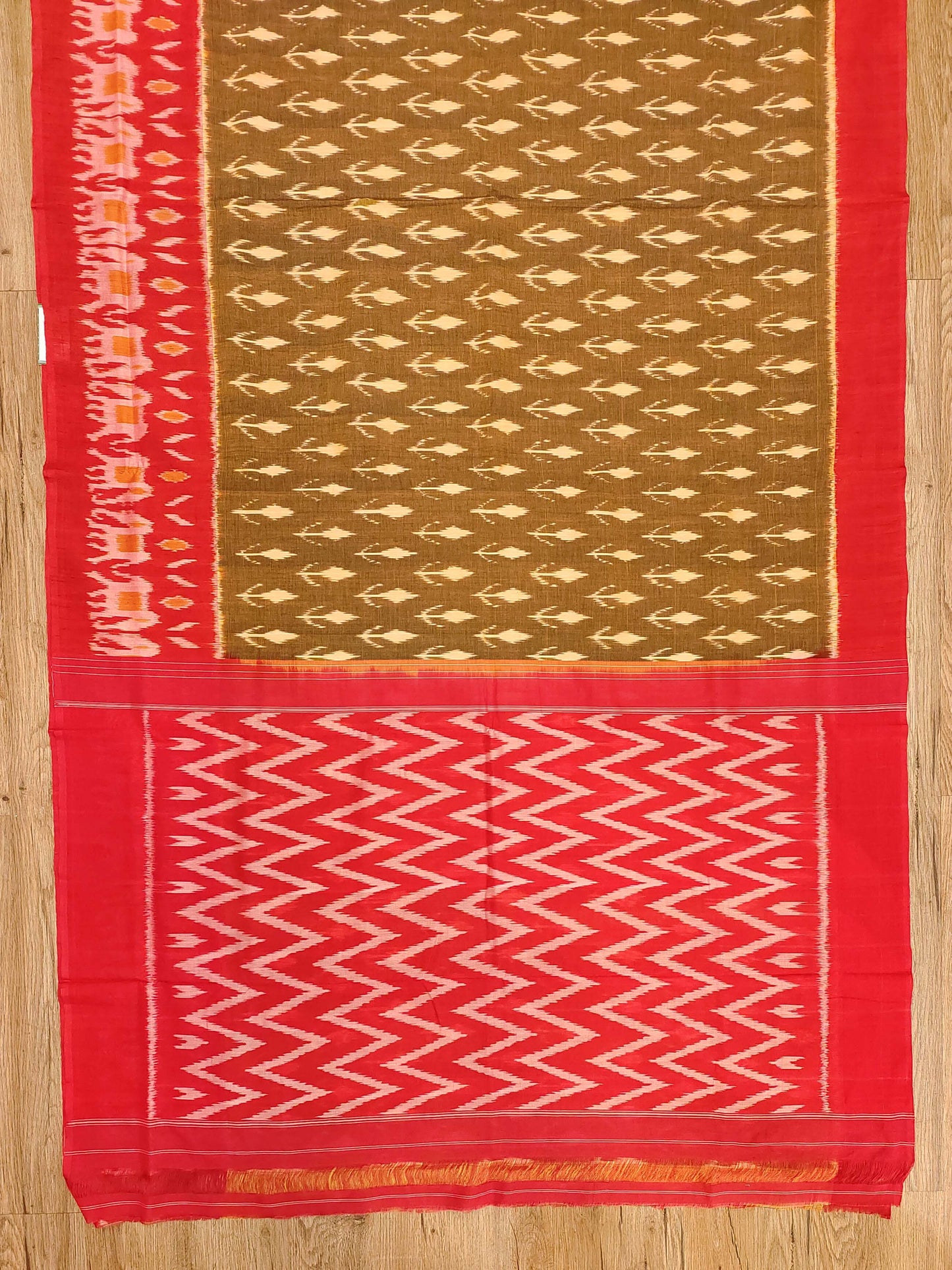 Cotton Ikat Saree