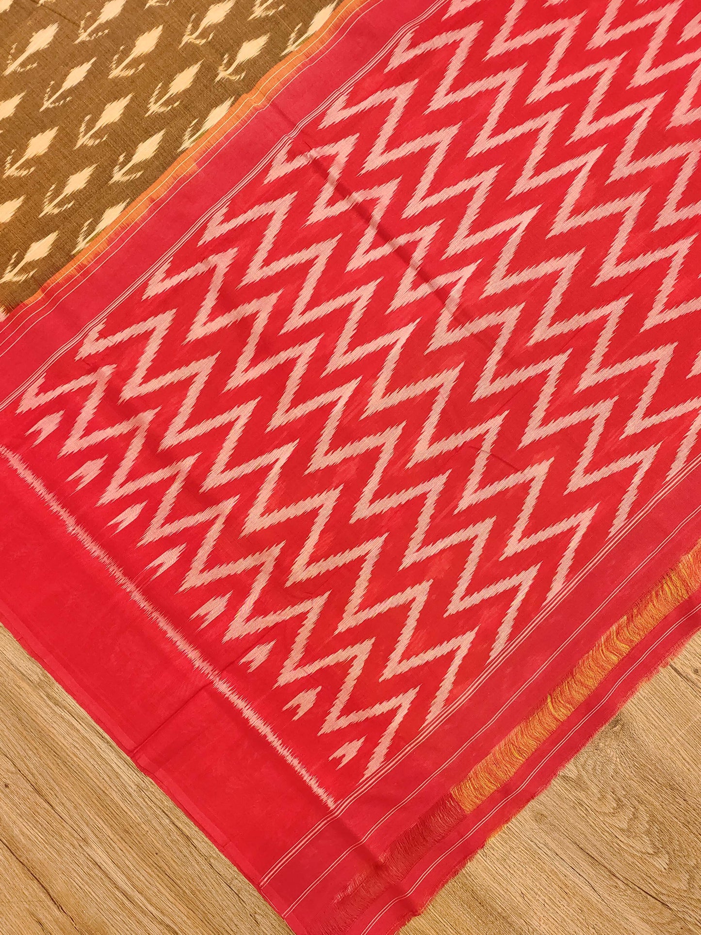 Cotton Ikat Saree
