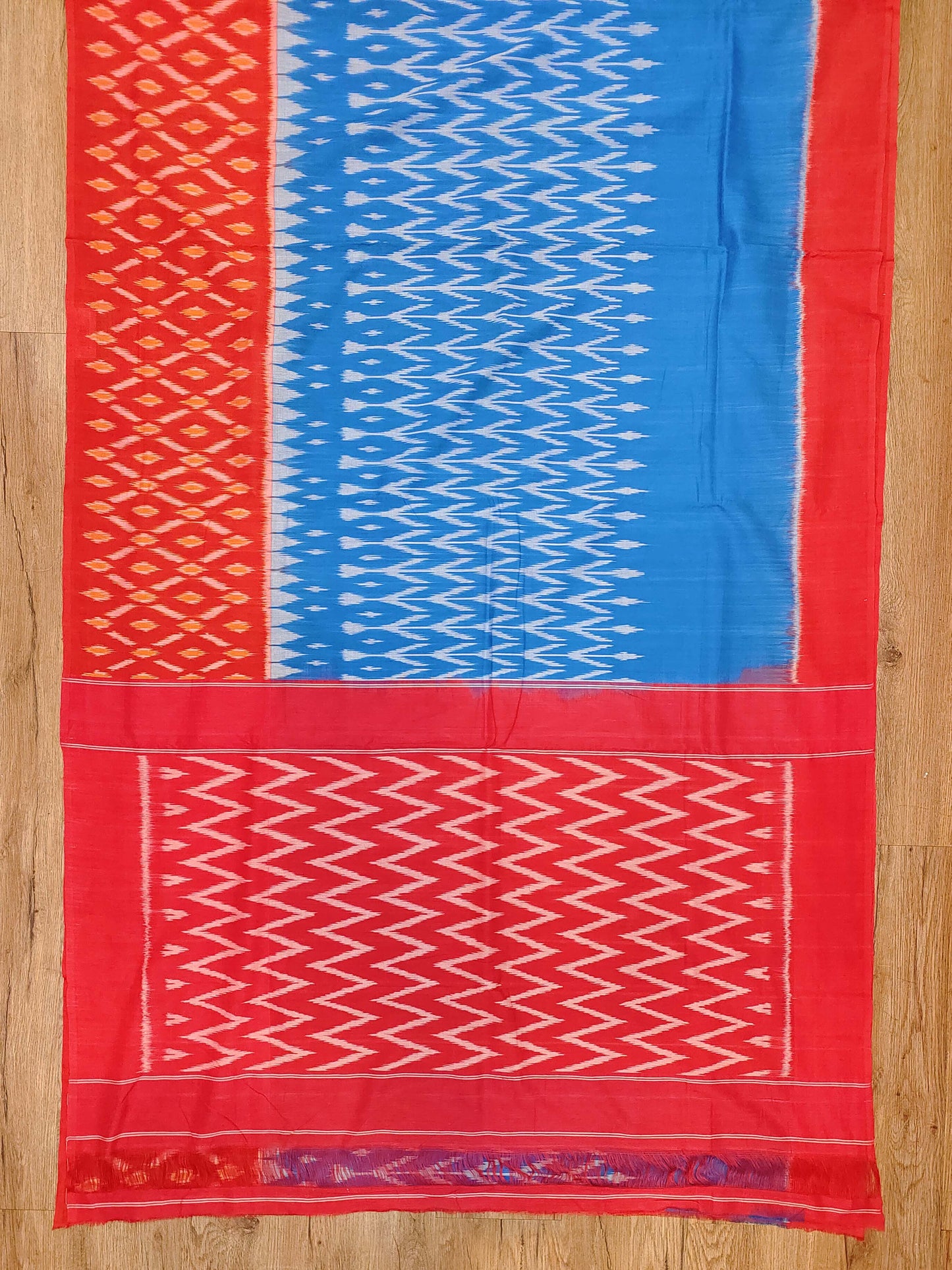 Cotton Ikat Saree