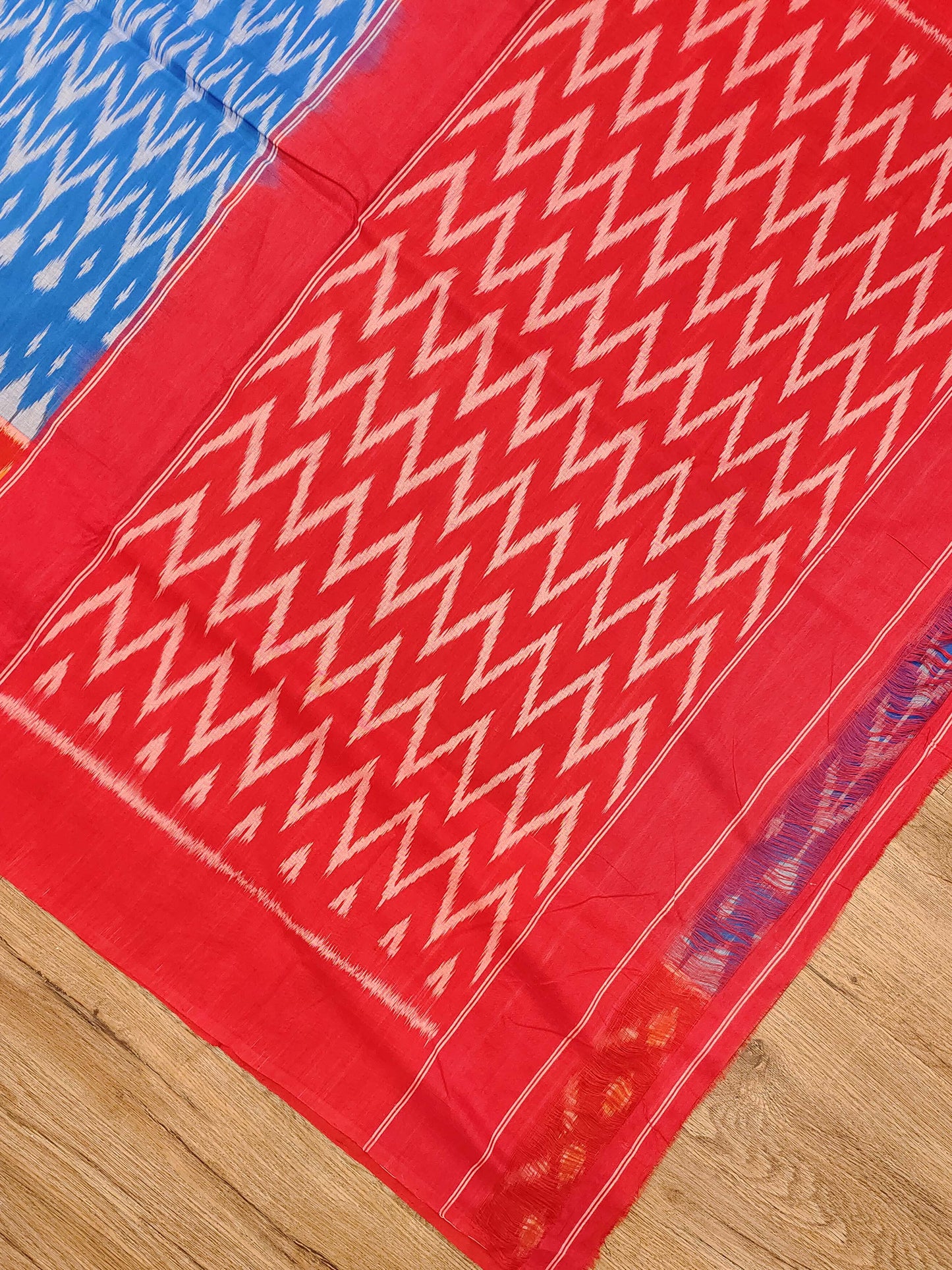 Cotton Ikat Saree