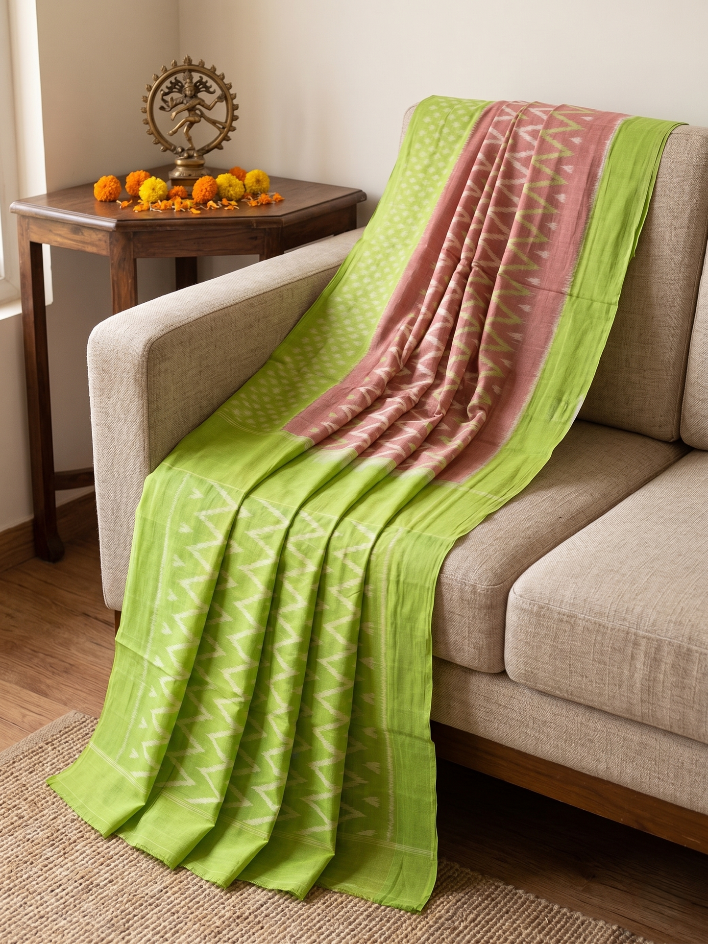 Cotton Ikat Saree