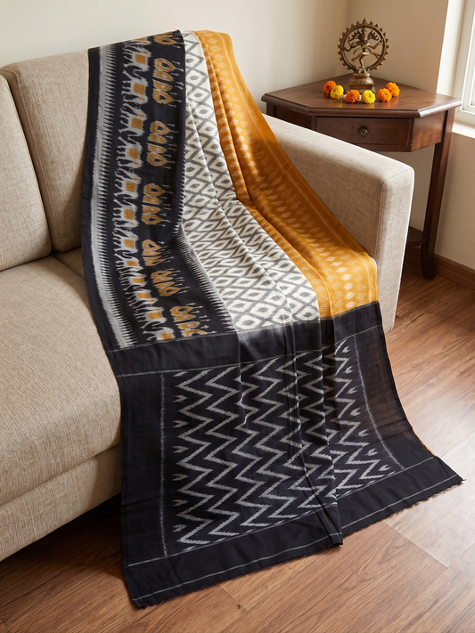 Cotton Ikat Saree