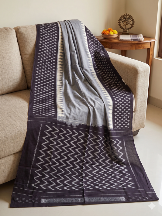 Cotton Ikat Saree