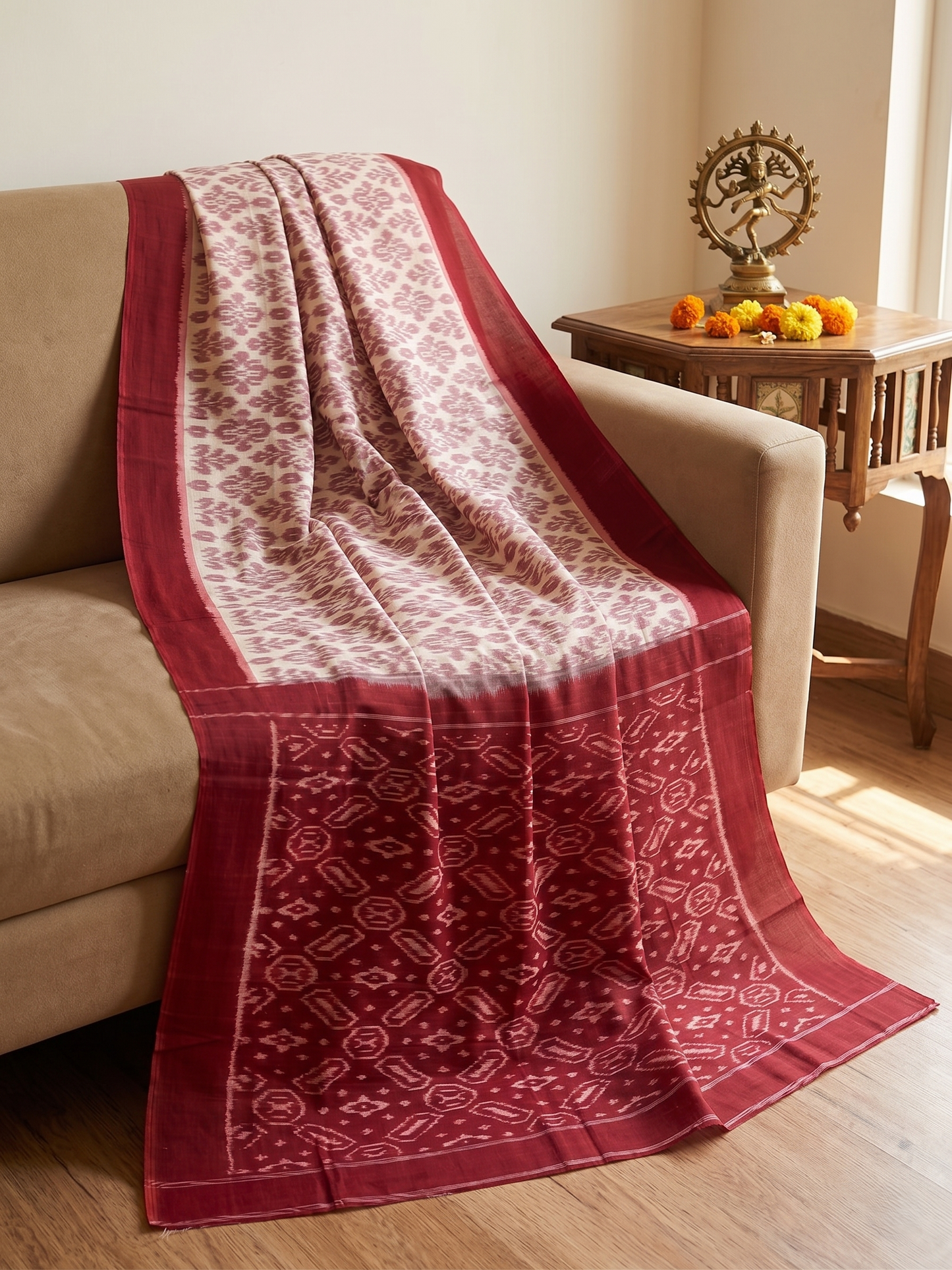 Cotton Ikat Saree