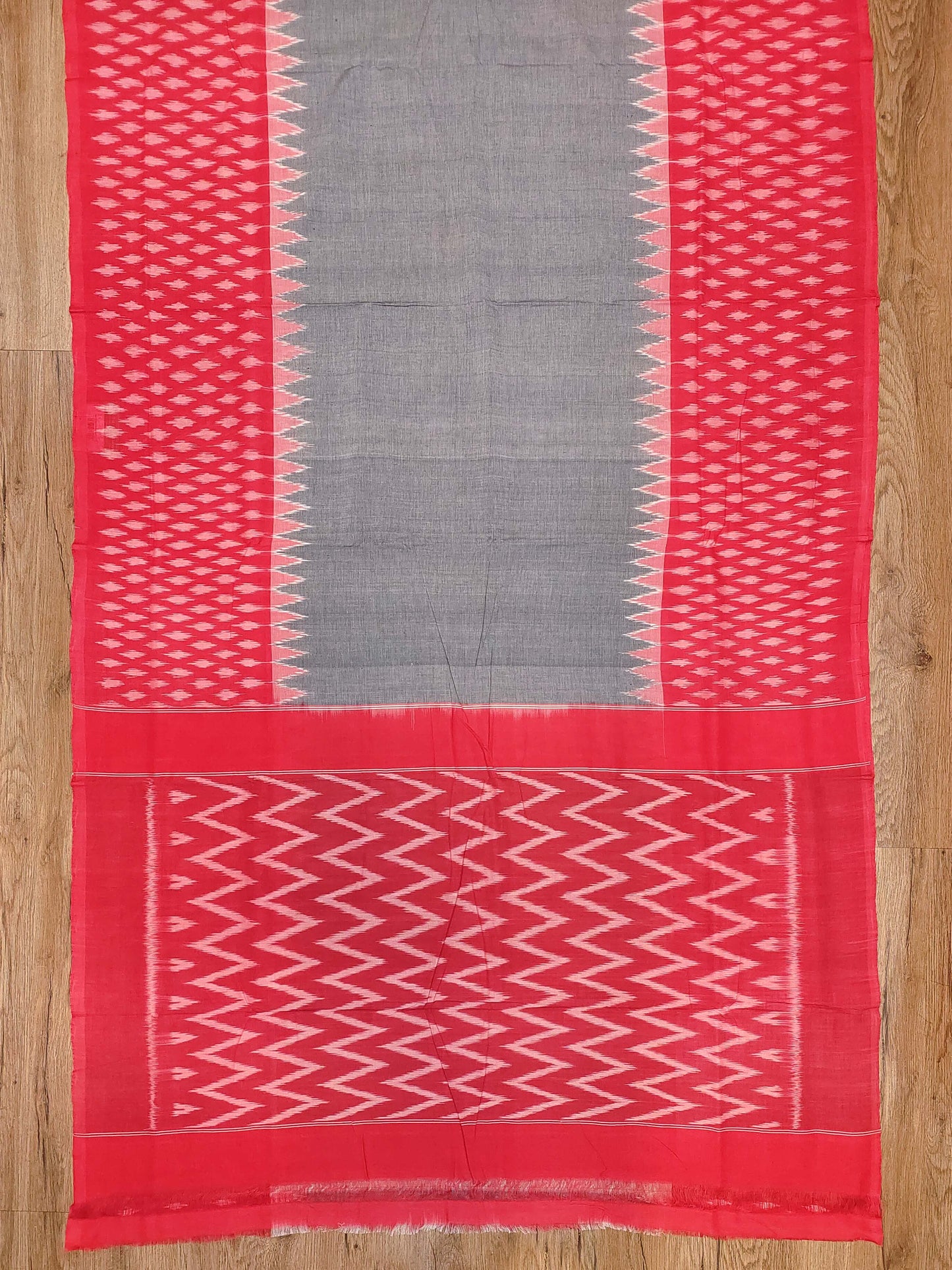 Cotton Ikat Saree