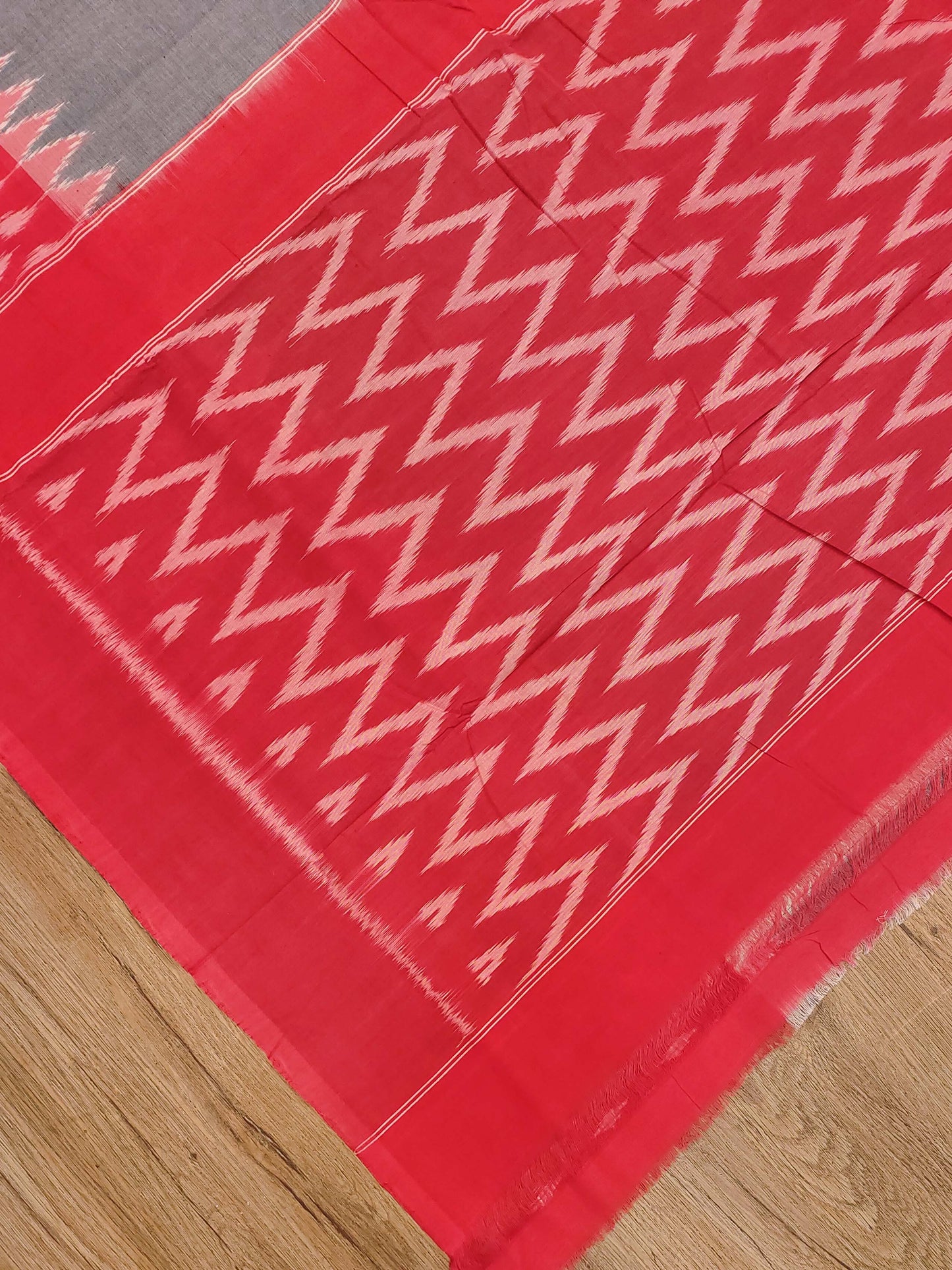 Cotton Ikat Saree
