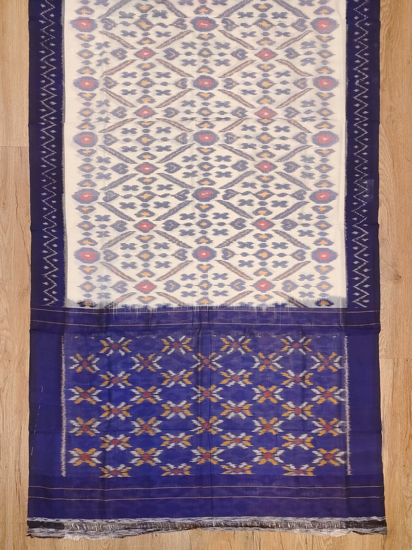 Cotton Ikat Saree