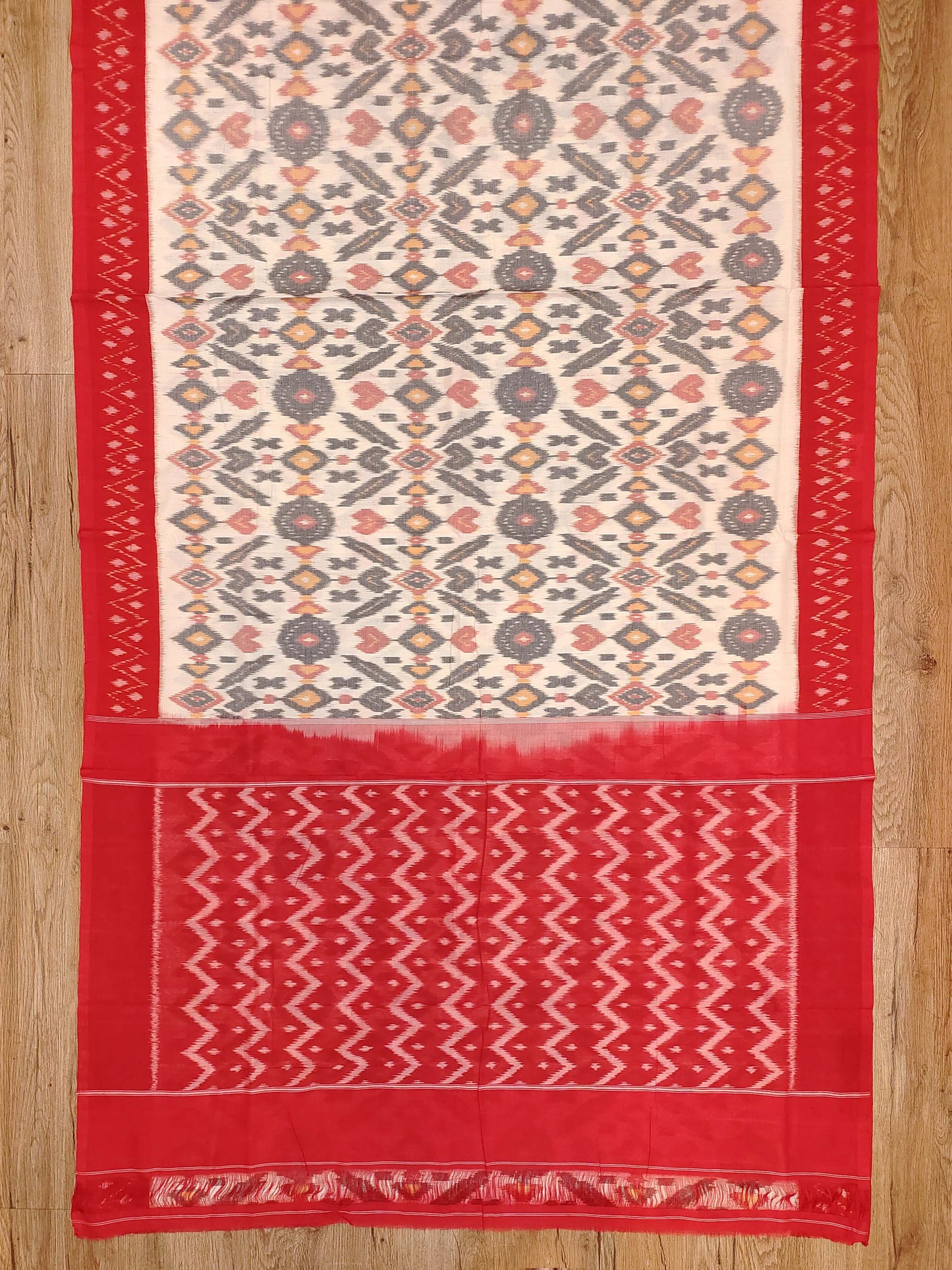 Cotton Ikat Saree