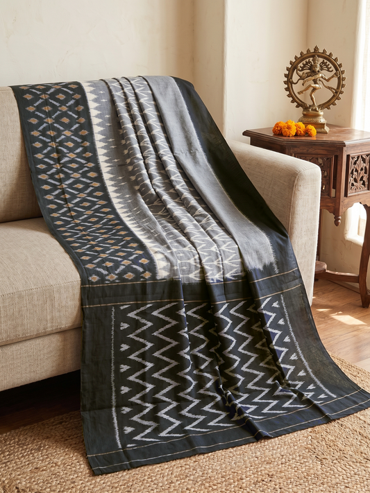 Cotton Ikat Saree