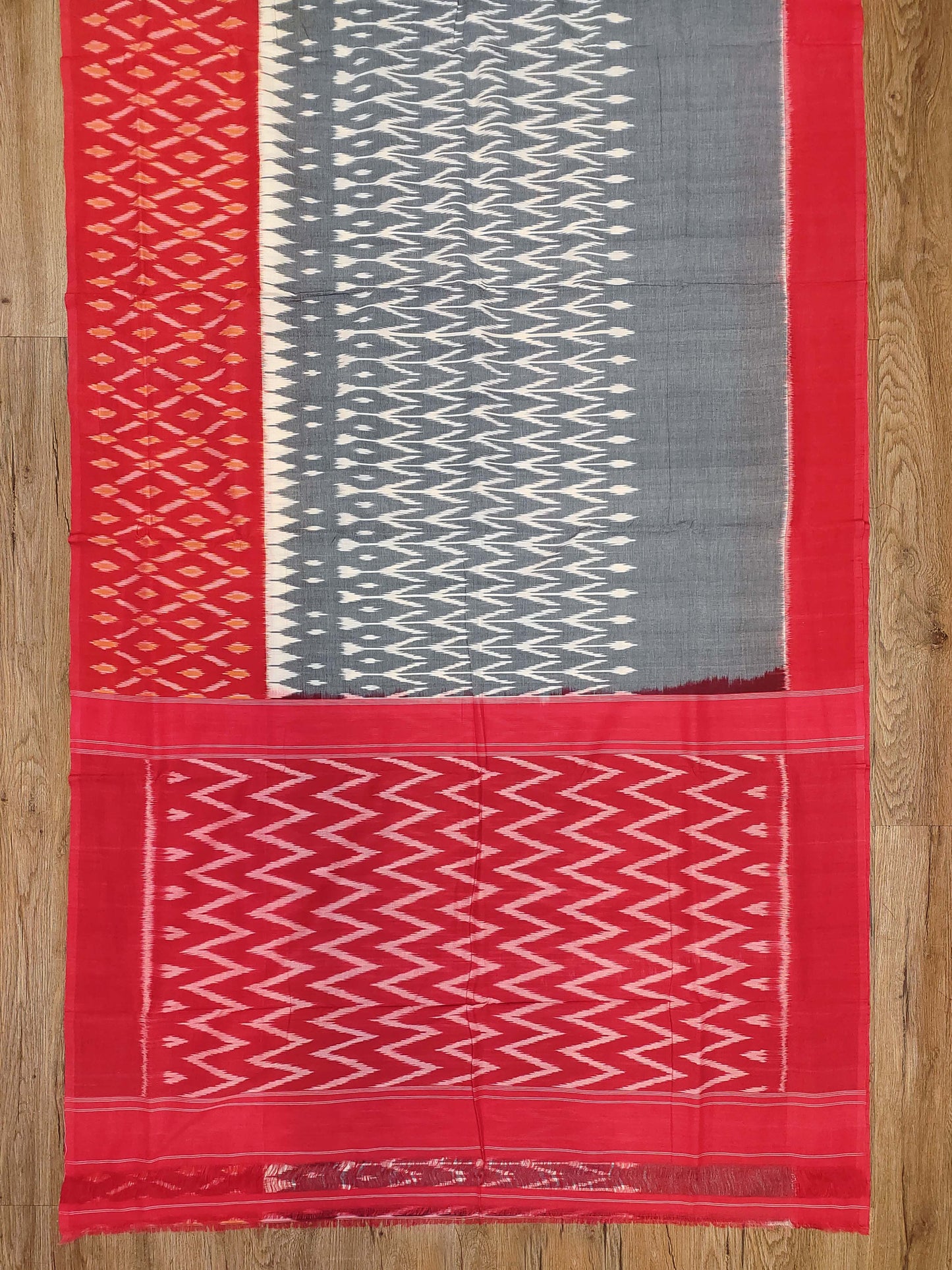 Cotton Ikat Saree