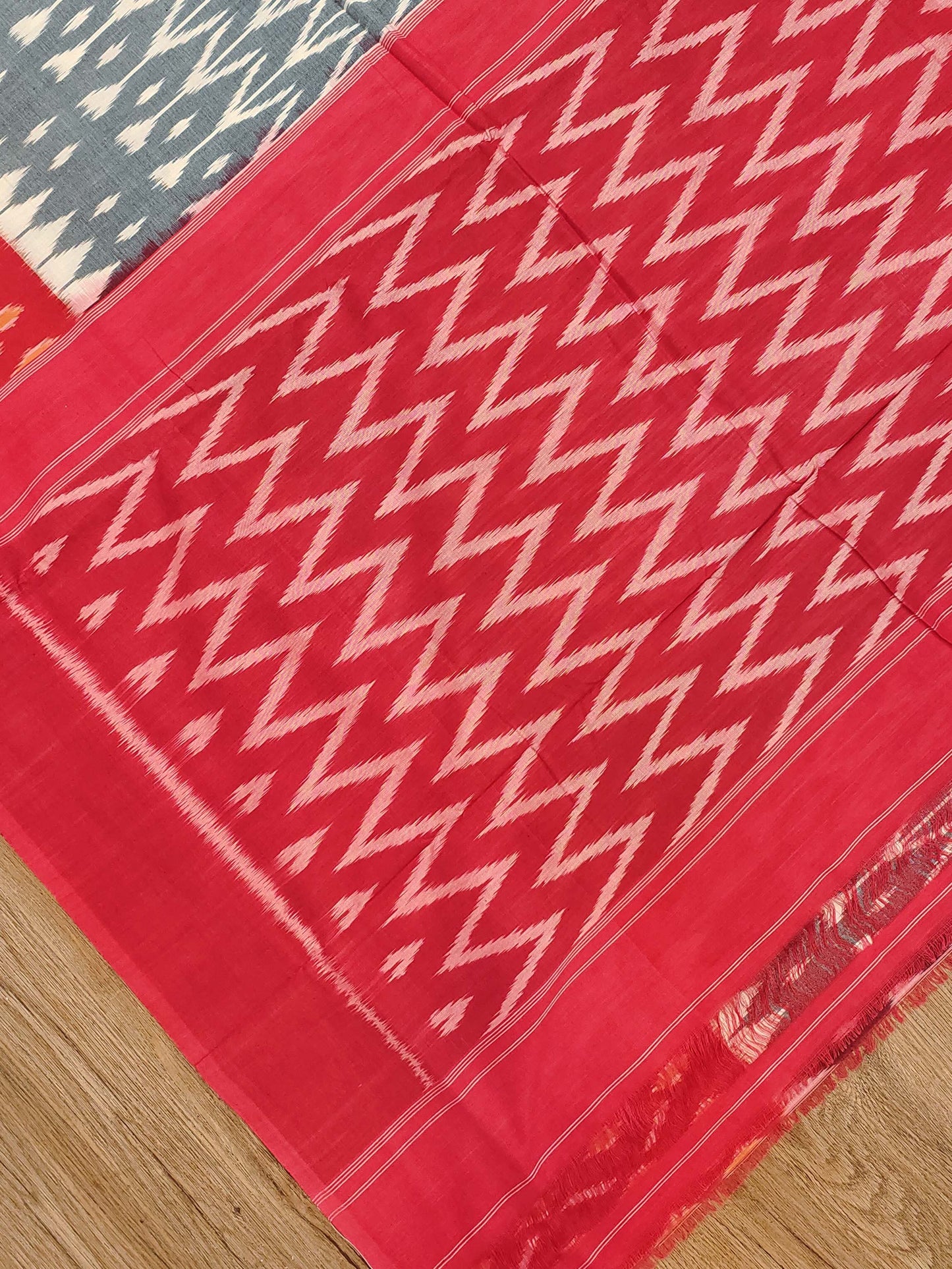 Cotton Ikat Saree