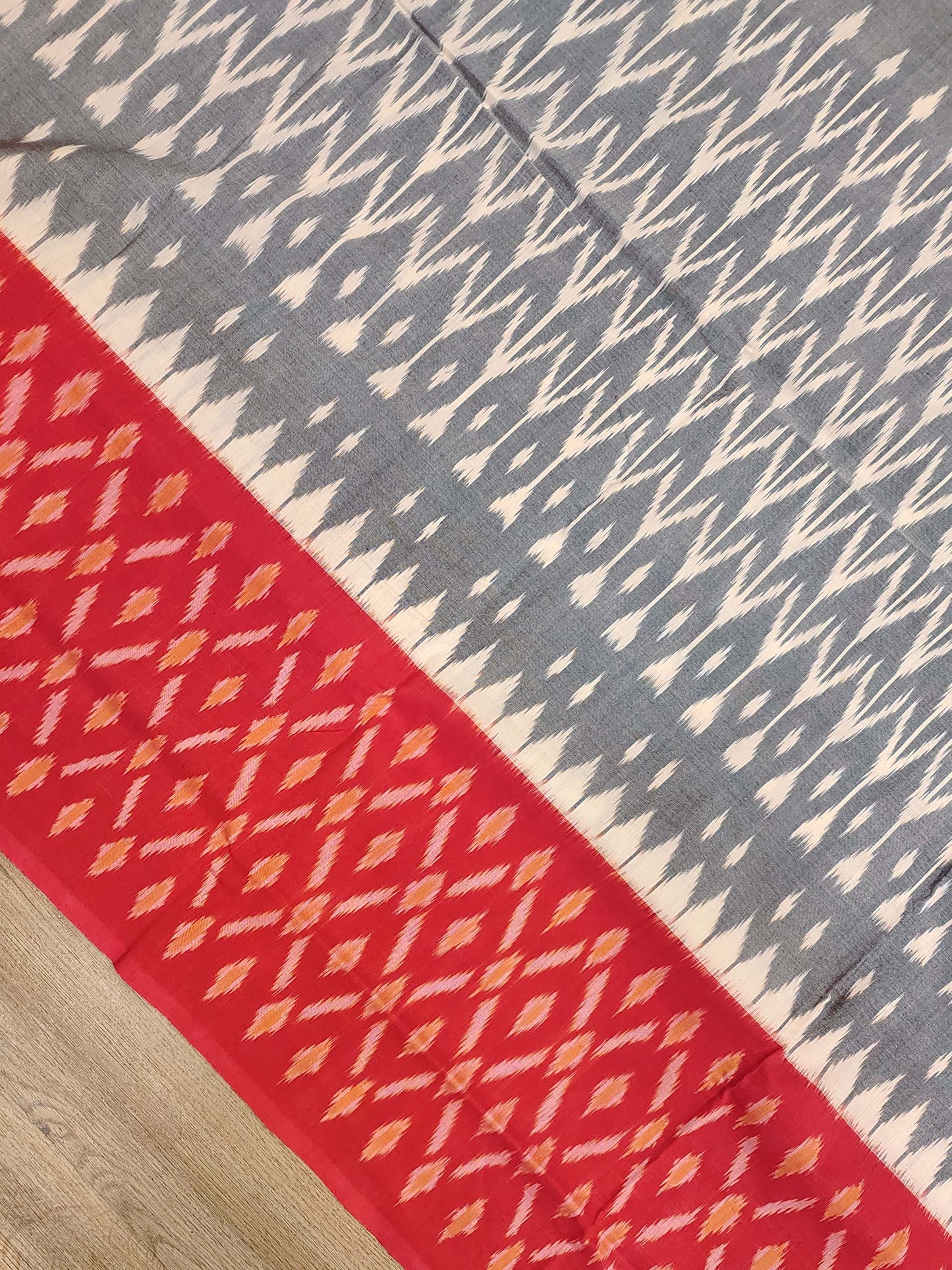 Cotton Ikat Saree