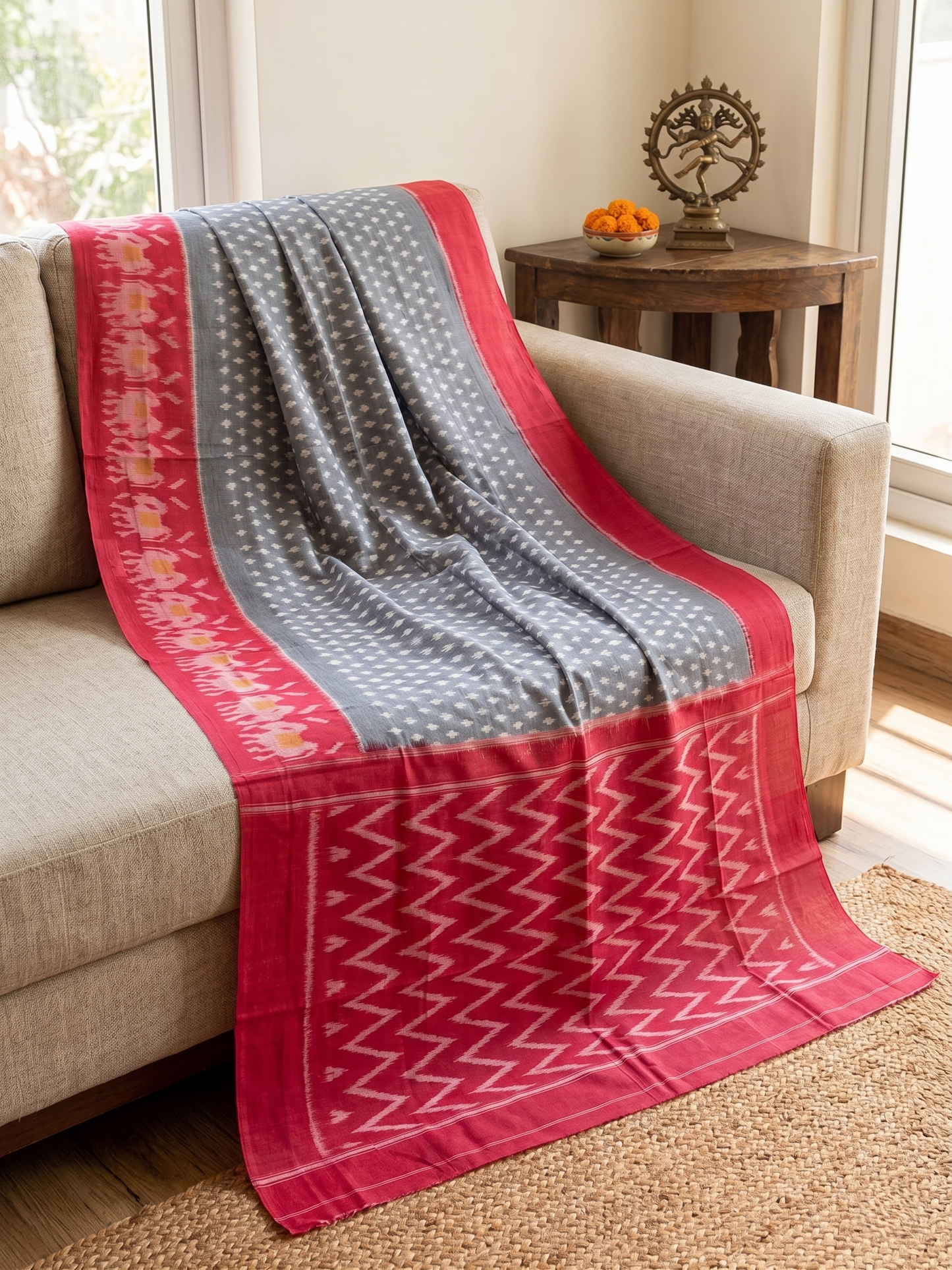 Cotton Ikat Saree