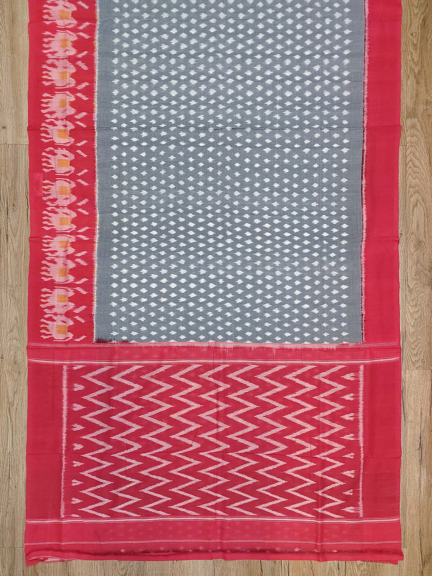 Cotton Ikat Saree