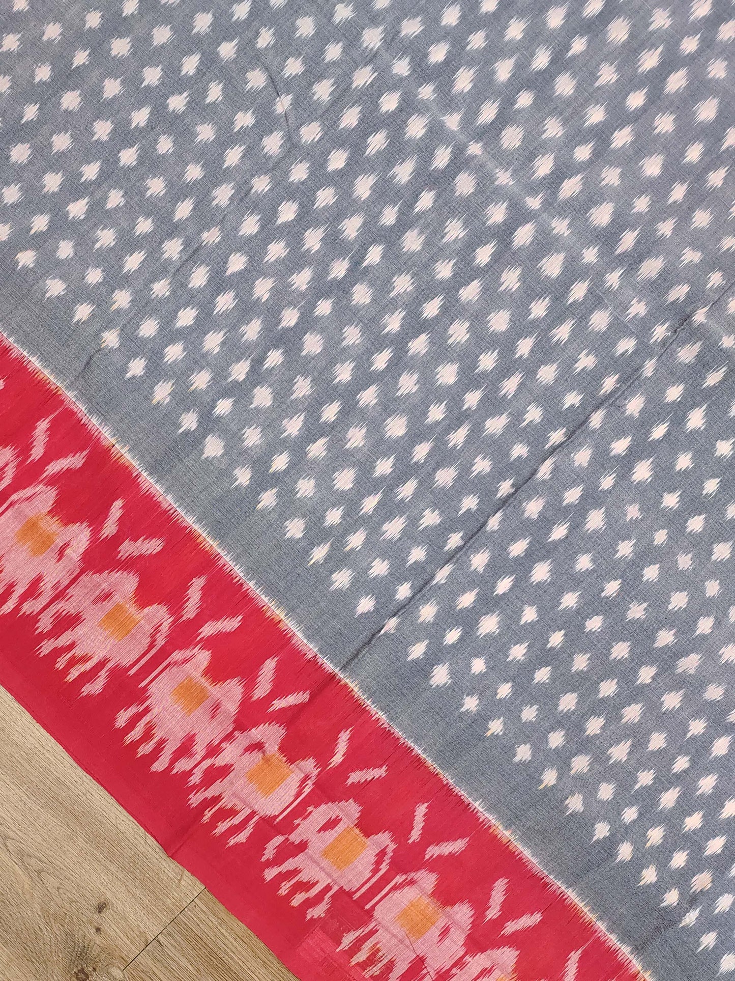 Cotton Ikat Saree