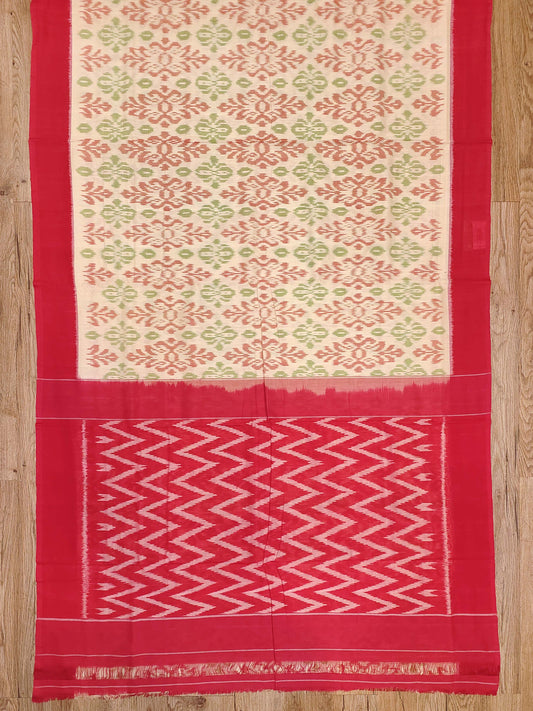 Cotton Ikat Saree