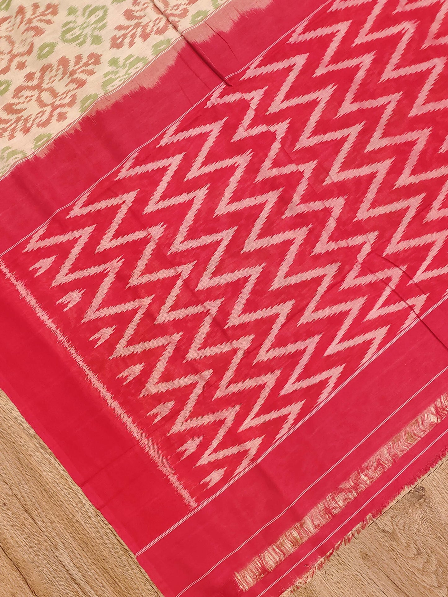 Cotton Ikat Saree