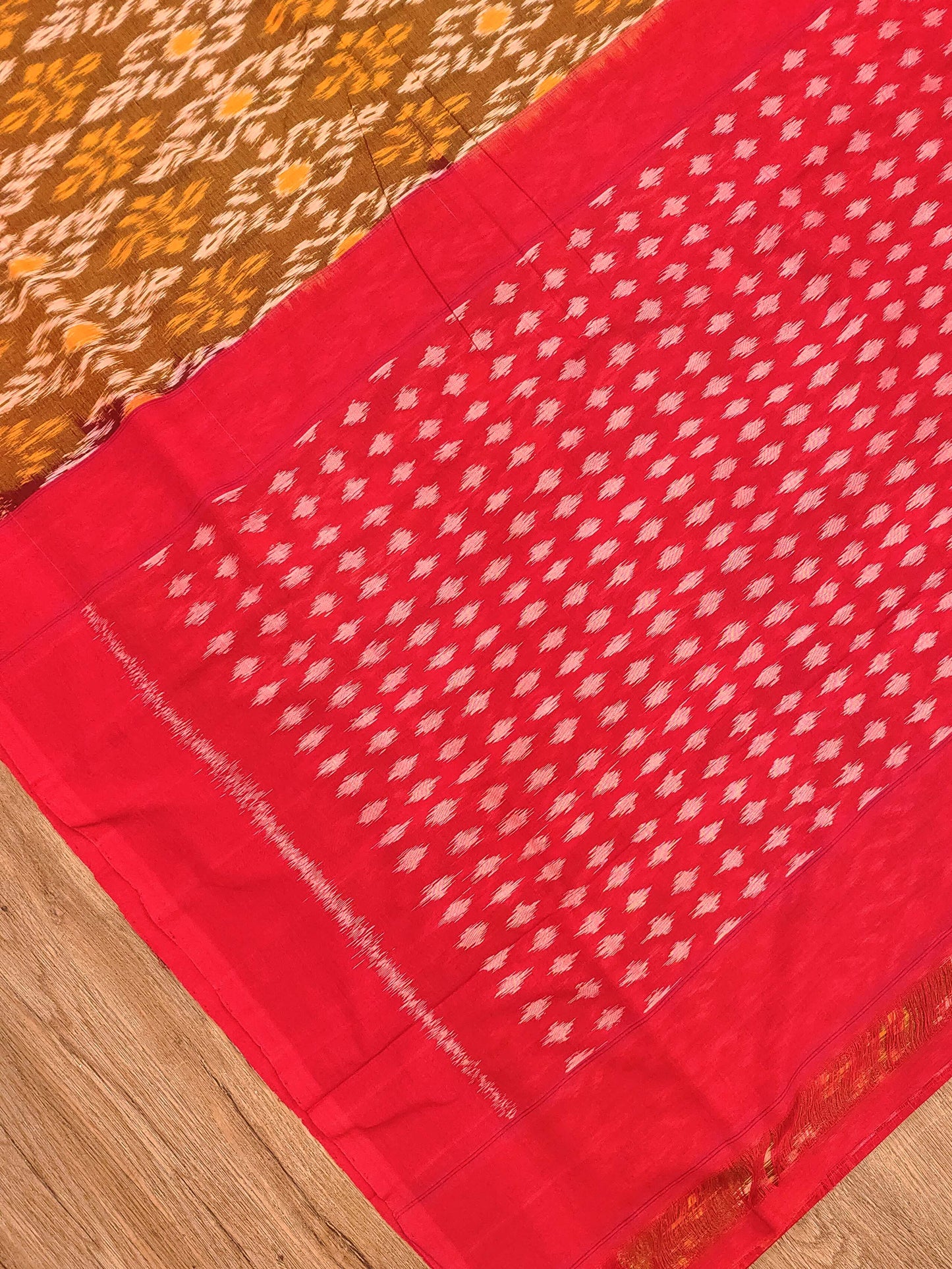 Cotton Ikat Saree