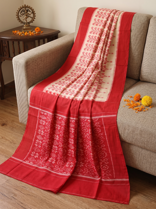 Cotton Ikat Saree