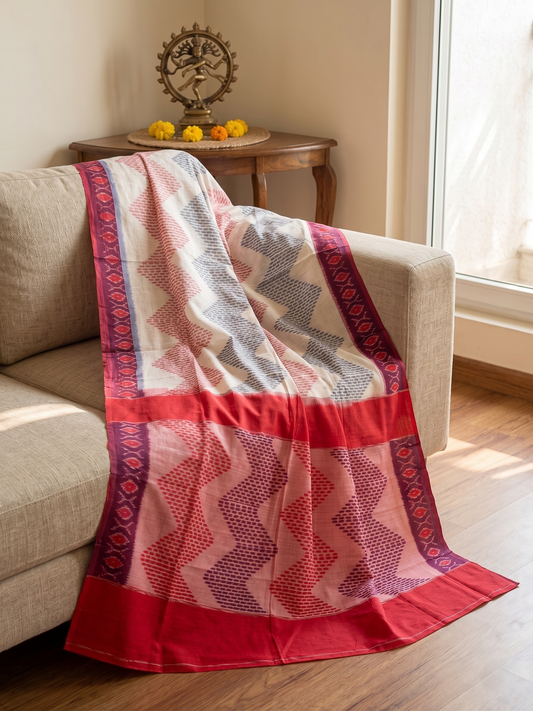 Cotton Ikat Saree