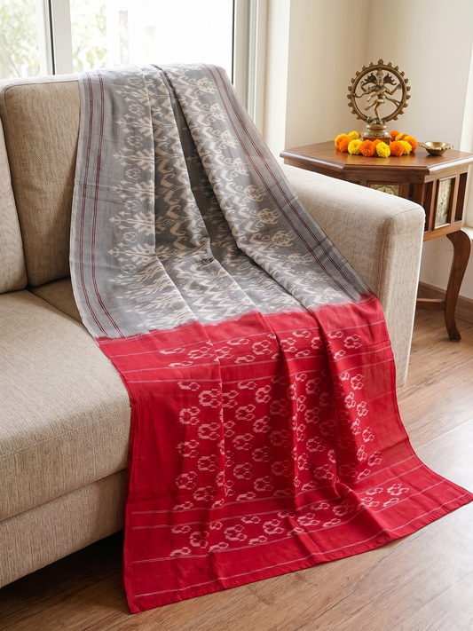 Cotton Ikat Saree