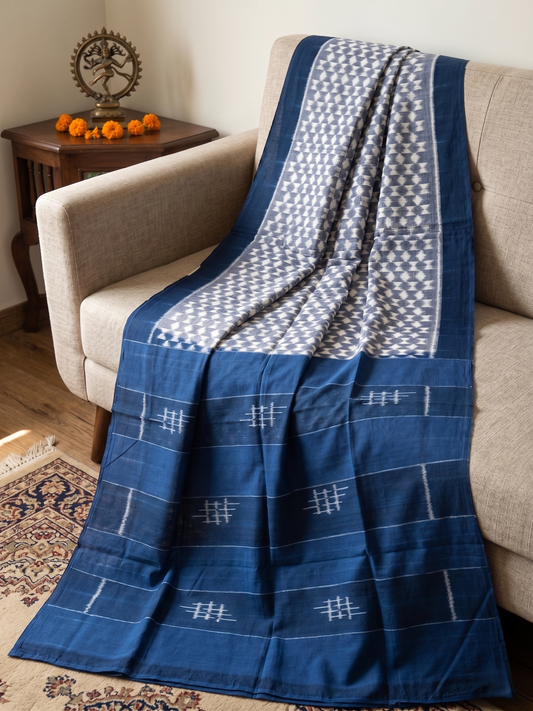 Cotton Ikat Saree