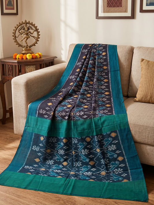 Cotton Ikat Saree