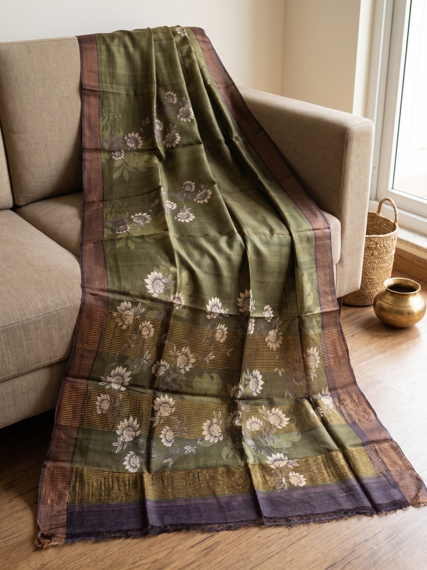 Tussar Print
