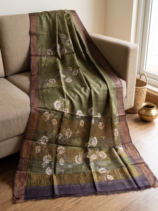 Tussar Print