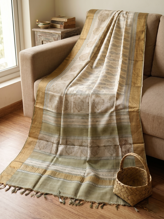 Tussar Print