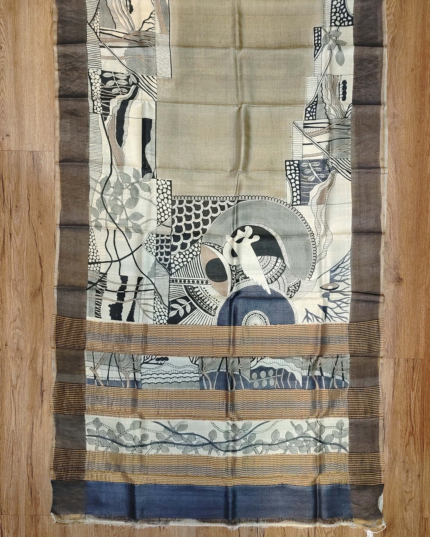 Tussar Print