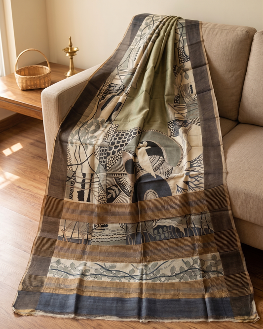 Tussar Print