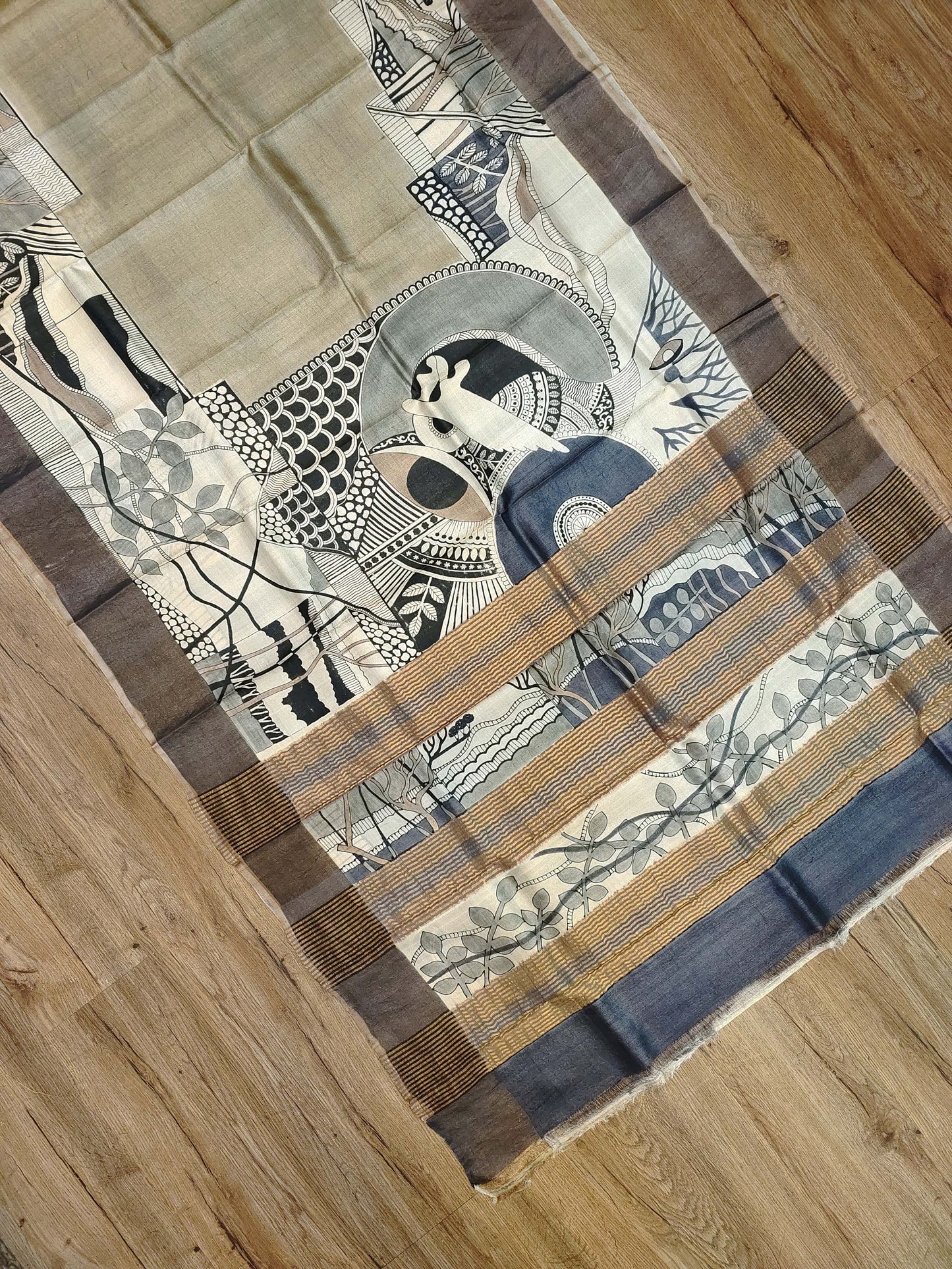 Tussar Print