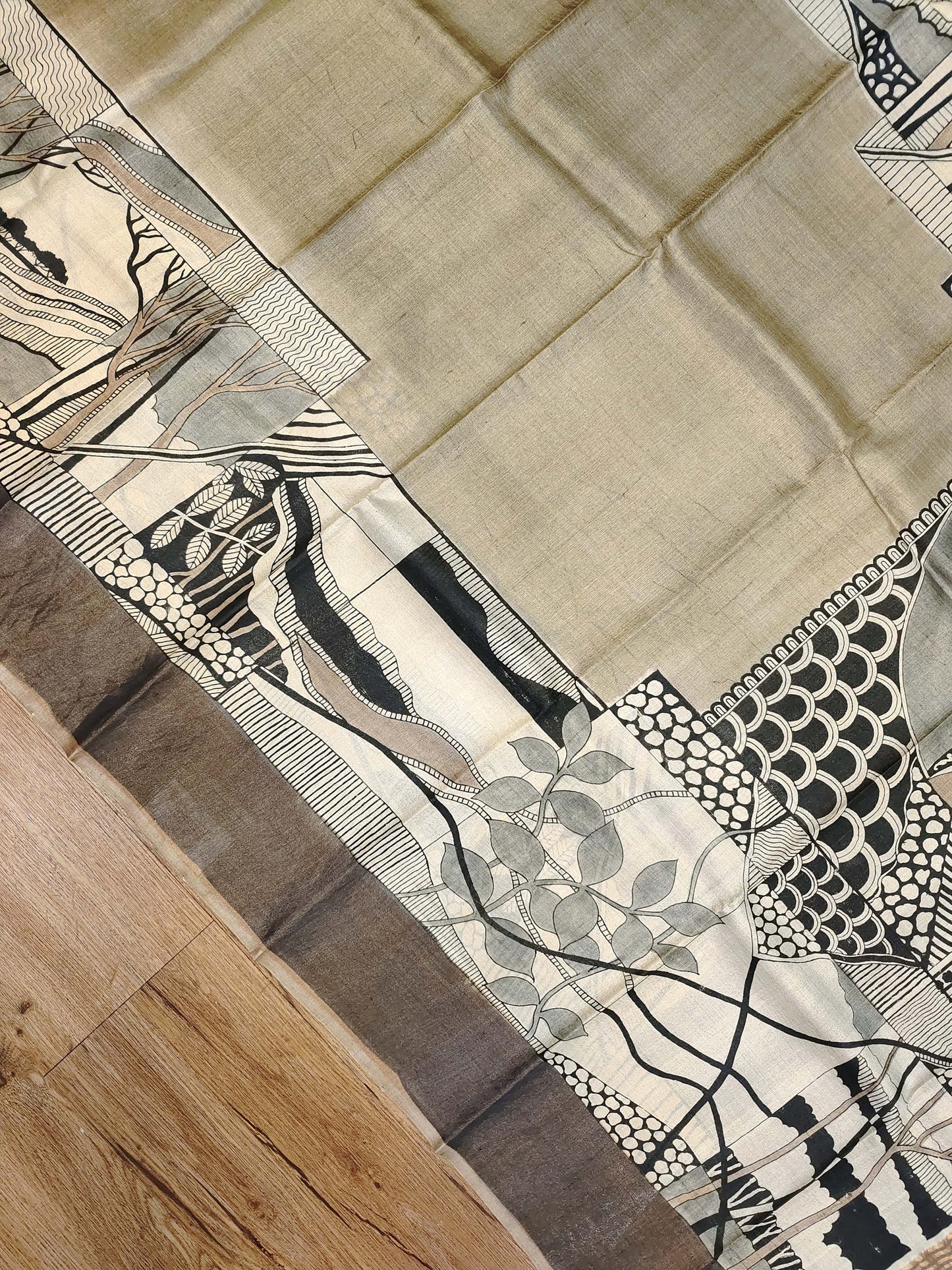 Tussar Print