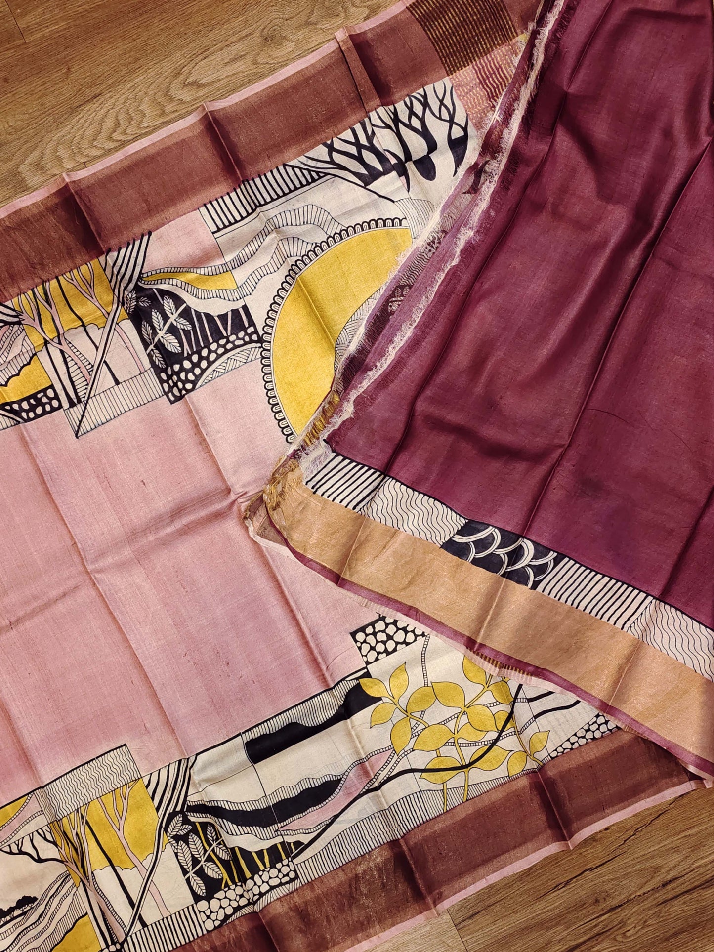 Tussar Print