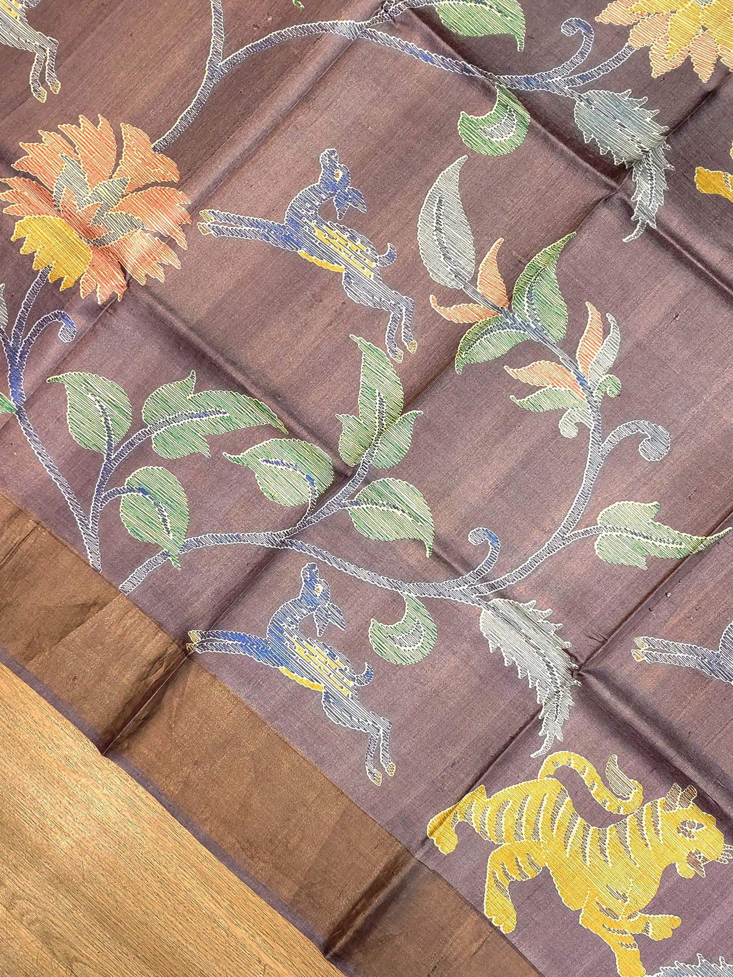 Tussar Print