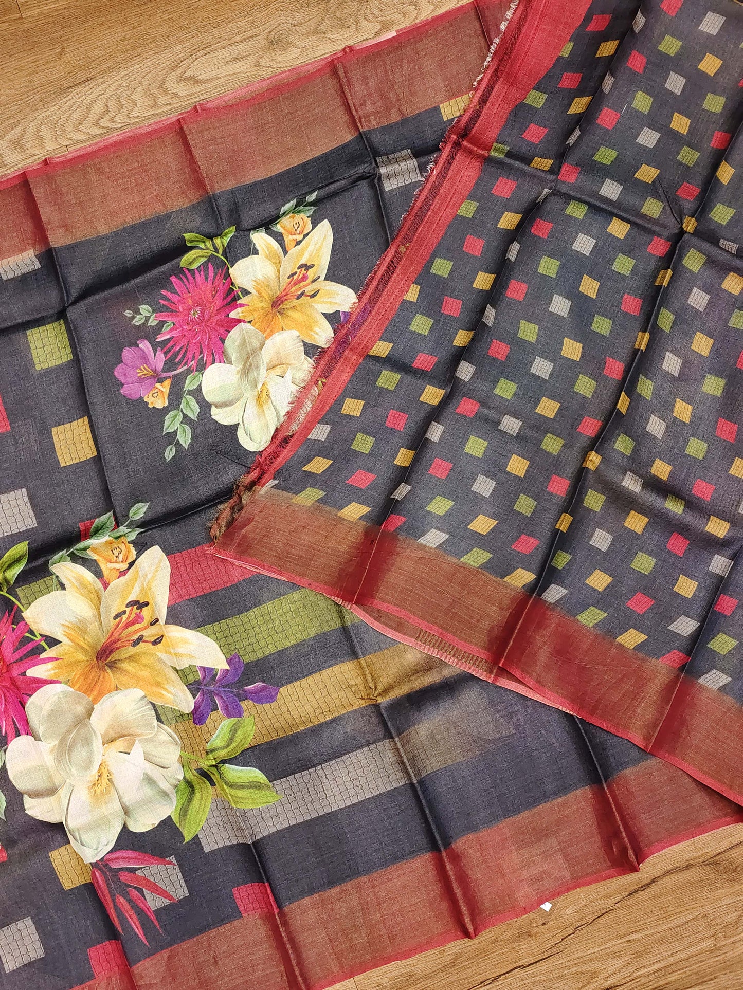 Tussar Print
