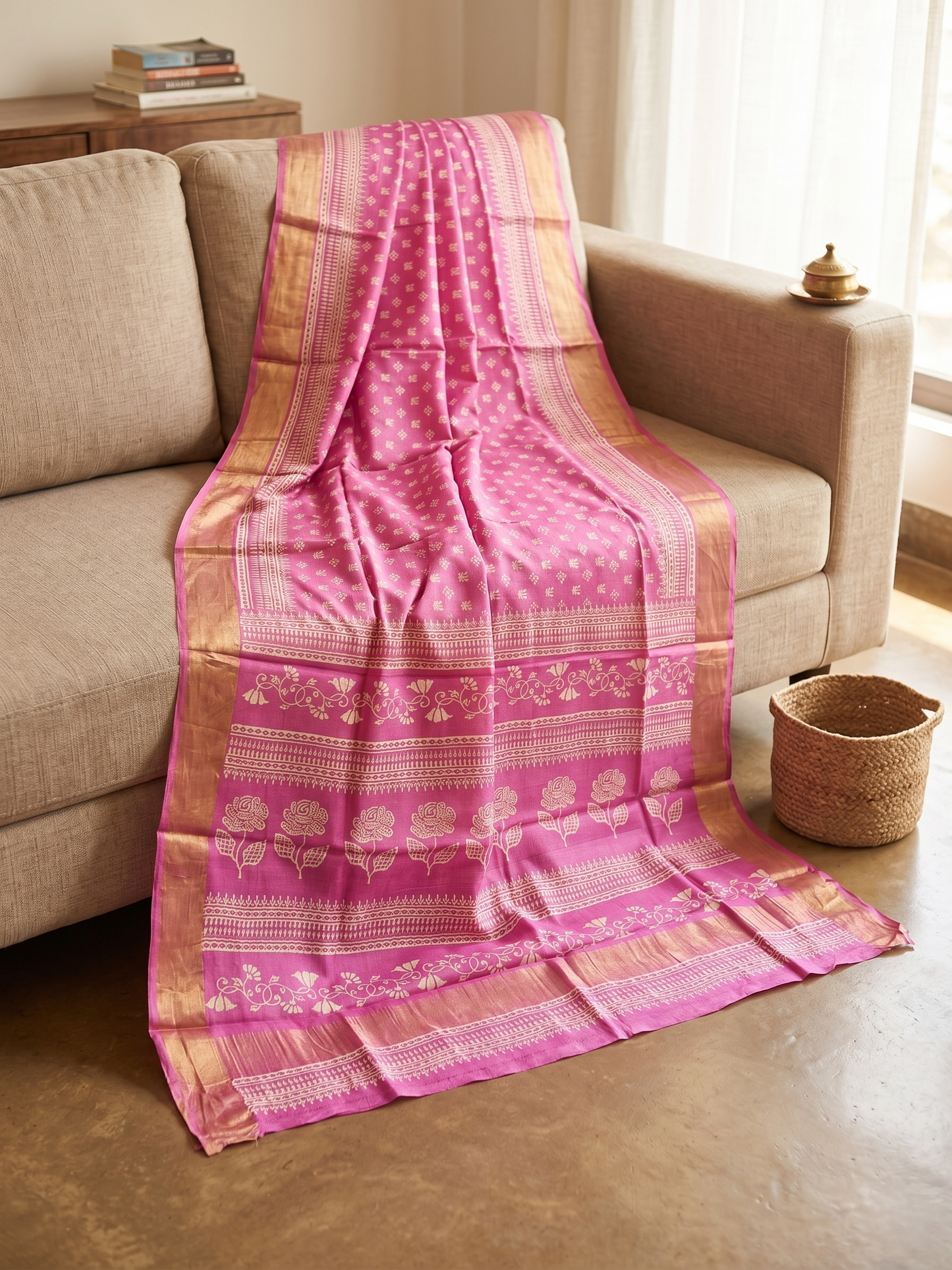 Tussar Print